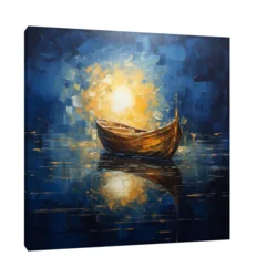 Canvas Slika na platnu Brod na pučini, Bez rama, 120x120 cm