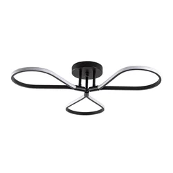 Opviq Luster Metalni, 68x14x68cm, Crni