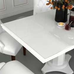 shumee vidaXL Zaščita za mizo prozorna 180x90 cm 2 mm PVC