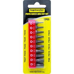 Topmaster TS8-50 330169 Set bitova torex 1/4, 10 komada