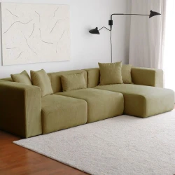 ATELIER DEL SOFA Ugaona sofa Yolo Khaki (383EVN1260)