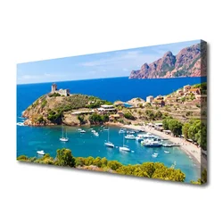 tulup.si Slika na platnu Top bay beach landscape 100x50 cm