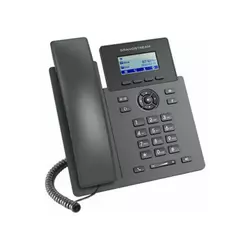 Grandstream-USA GRP-2603P Carrier-grade Essential 3-line/6-SIP VoIP HD telefon, LCD 132x64 displej, 4 x XML programabilna tastera, 2 x Gigabit UTP