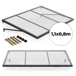 MultiGarden Nadstrešnica za ulazna vrata 113x80cm sa UV zaštitom AW-080