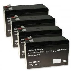 POWERY Svinčev Akumulator MP1236H/APC RBC8 - Powery