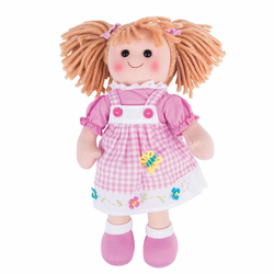 Bigjigs Toys Fabric Eva lutka 34 cm