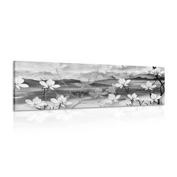 Slika nevsakdanje črnobele zasnove - 120x40