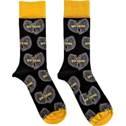 Wu-Tang Clan Nogavice Grey Logos Black 40-45
