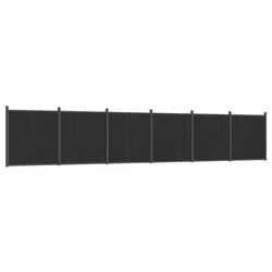 Vidaxl Ograjni panel siv 1045x186 cm WPC
