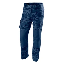 slomart NEO TOOLS delovne hlače CAMO Navy, vel. L