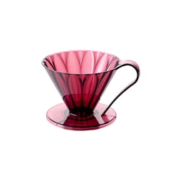 Cafec Tritan Flower Dripper 02 - Rdeča