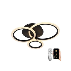 Brilagi-LED prigušiva plafonska svetiljka ORBITS LED/40W/230V 3000-6500K crna +daljinski upravljač