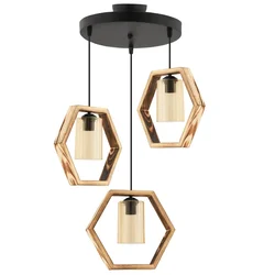 OPVIQ Luster Hexagon Triple B Glass