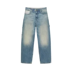 Pull&Bear Kavbojke moder denim