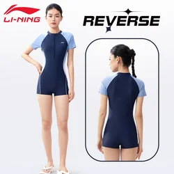 Li-Ning Jednodelni kupaći kostim za devojčice, Teget
