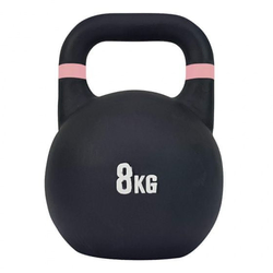 Tunturi Pro kettlebell, 8 kg, roza