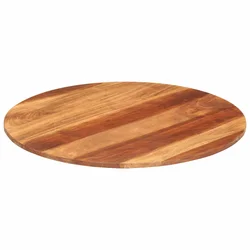 Stolna ploča od masivnog drva bagrema okrugla 15 - 16 mm 70 cm