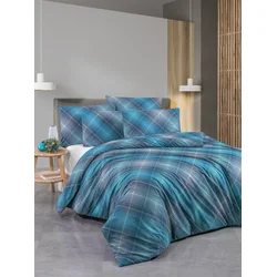 Lessentiel Maison Komplet posteljina Dasha, 200x220 cm, Plava-Tamnoplava