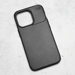 DEFENDER Maska Carbon za iPhone 13 Pro 6.1 crna