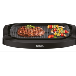 TEFAL električni žar s steklenim pokrovom Plancha
