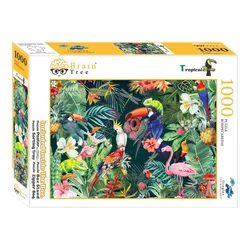 Brain Tree Puzzle Tropska narava 1000 kosov