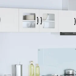 vidaXL Stenska kuhinjska omarica Bela 80 x 31 x 40 cm Konstruiran les