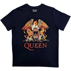 Queen Majica Classic Crest Unisex Navy Blue XL
