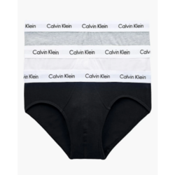 Calvin Klein 3 Pack Briefs - Cotton Stretch 0000U2661G998