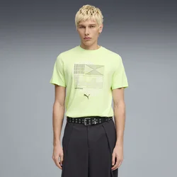 PUMA Graphic Circular Tee Men, Clothing, Apple Spritz, S