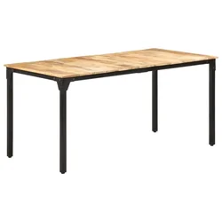 Blagovaonski stol 160 x 80 x 76 cm od grubog drva manga