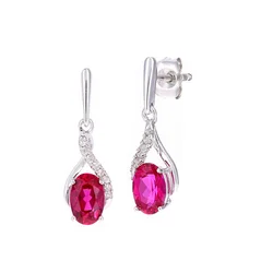 DIAMANT LETERNEL Uhani srebrna