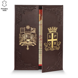 Princ Leather Mapa za priznanja, Braon