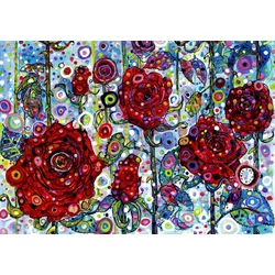 Grafika - Puzzle Sally Rich: Roses III - 1 500 kosov