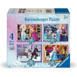 Ravensburger - Puzzle 4 proti 1: Disney – Zamrznjena - 1 - 39 kosov