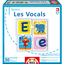 Poučna igra Učimo abecedu Educa 30 dijelova - Predmeti i slova od 4-5 godina