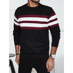 Sweter męski czarny Dstreet
