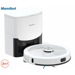 MAMIBOT robotski sesalnik s postajo Exvac900S, bel