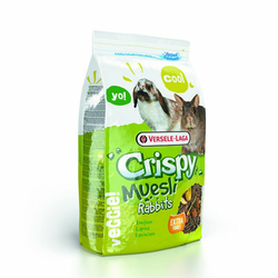 Crispy Hrana za patuljaste zečeve i kuniće Muesli Rabbits - 20 kg