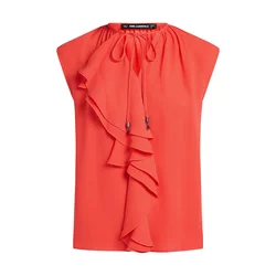 Karl Lagerfeld Bluza oranžno rdeča