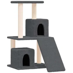 Vidaxl Mačje drevo s praskalniki iz sisala 82 cm