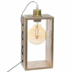 Stona lampa Iwata 28cm E27 maks. 25W boja drveta Atmosphera