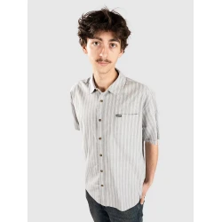 Brixton Cru Oxford Stripe Shirt whitecap strp