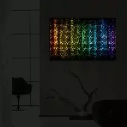 Wallity Slika na platnu sa LED osvetljenjem 45x70cm