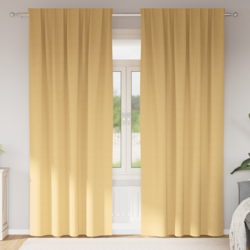 Zavjese za blackout s prstenovima 2 pcs Bež 225 x 140 cm
