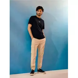 Sinsay - Cargo jogger pantalone - nude