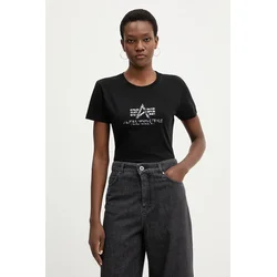Bombažna kratka majica Alpha Industries Basic BL Mirror Leo W
