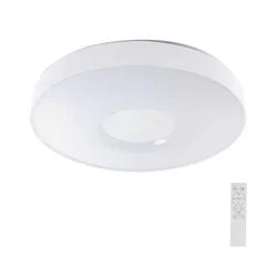 LED prigušiva stropna svetiljka LED/60W/230V 3000-6500K 49,5 cm bela + daljinski upravljač