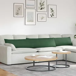 Jastučići za sofu 2 pcs Tamnozelena 200 x 40 cm Kordura tekstil