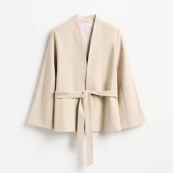 Reserved - Sako s dekorativnom vezicom