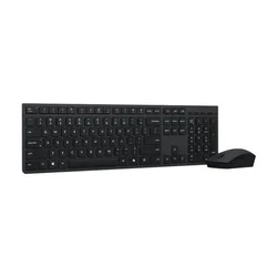 Lenovo Komplet tastature i miša, 2,4 GHz i Bluetooth, 4.000 DPI, Punjive baterije, Sivi